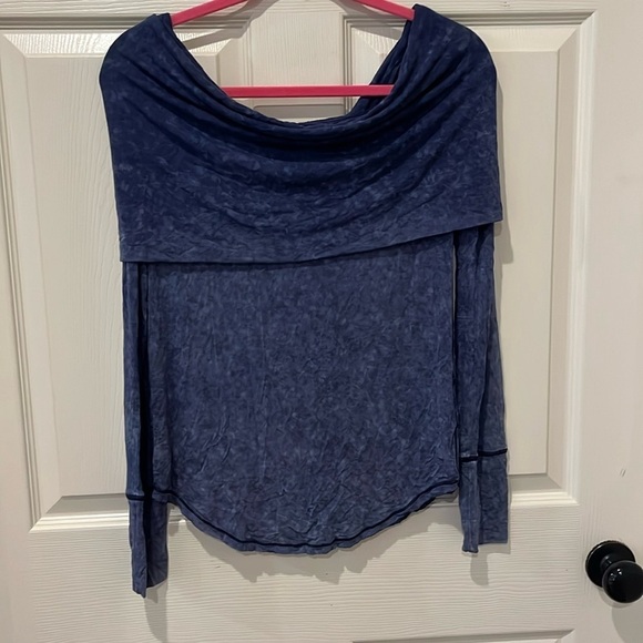 We the Free hibiscus off the shoulder top, small - Picture 3 of 10